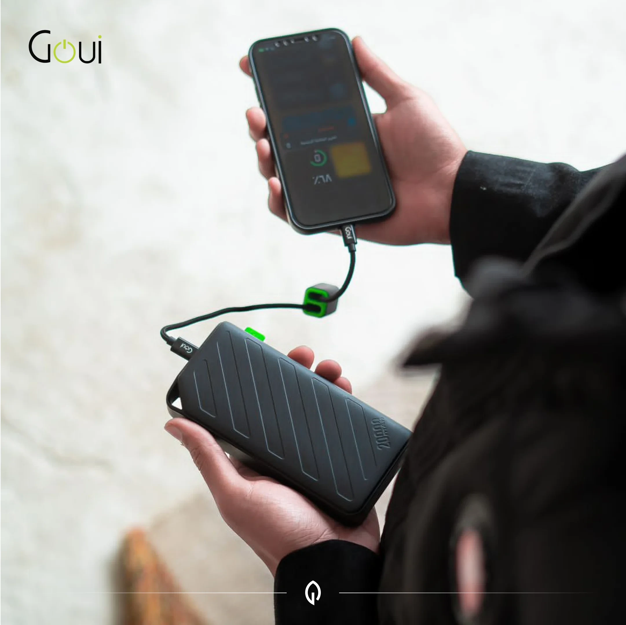Goui Lock Câble Porte-Clés Type C vers Type C (27 cm)